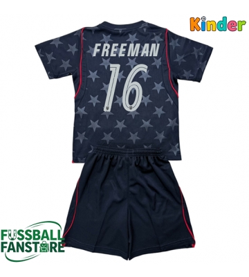 Vereinigte Staaten Alex Freeman #16 Replik Auswärtstrikot Kinder WM 2026 Kurzarm (+ Kurze Hosen)